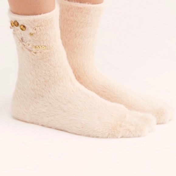 Free People Ice Princess Embellished  Sock - Picture 3 of 5